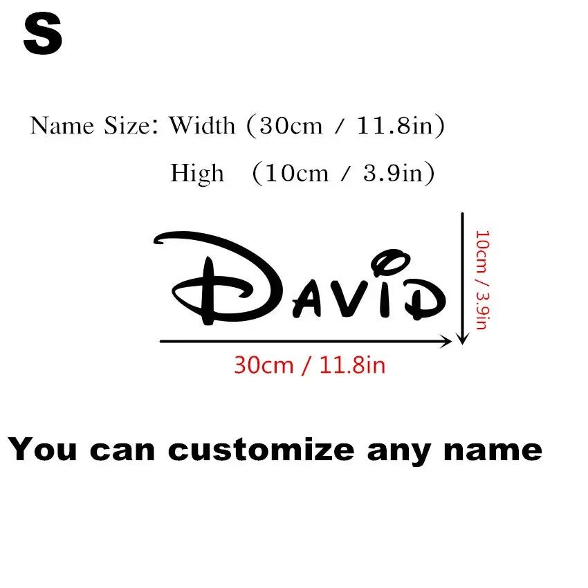 Custom Personalized Name Decal – High-Definition Modern Nursery Wall Art