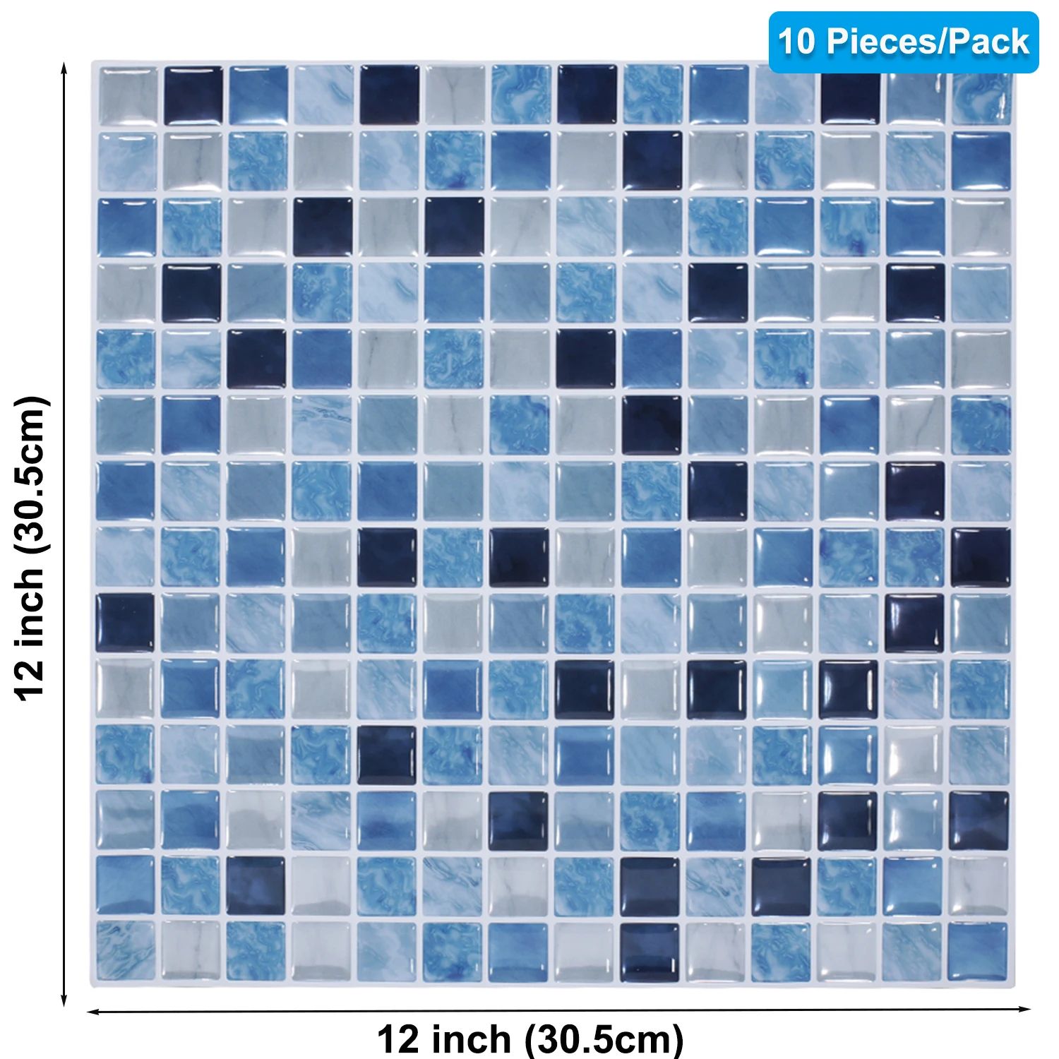 3D Waterproof Peel and Stick Tile Wall Sticker