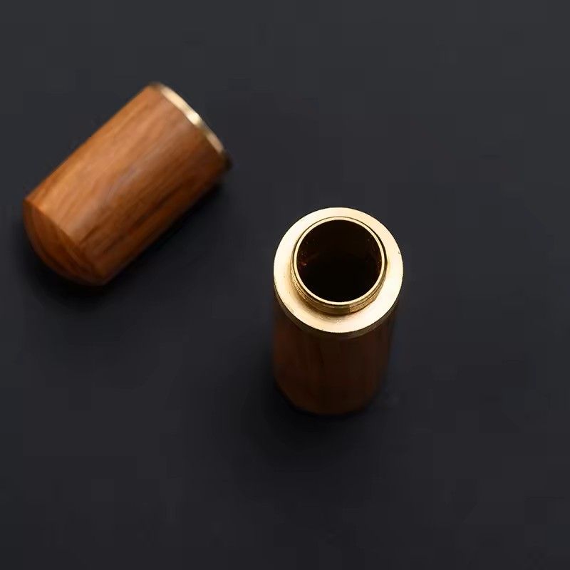 Handmade Wooden Toothpick Holder Capsule Box
