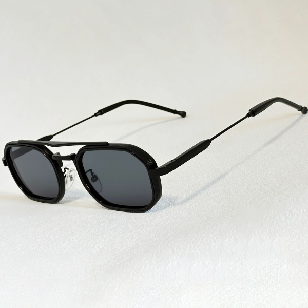 Vintage Steampunk Square Sunglasses Metal Frame Retro Eyewear