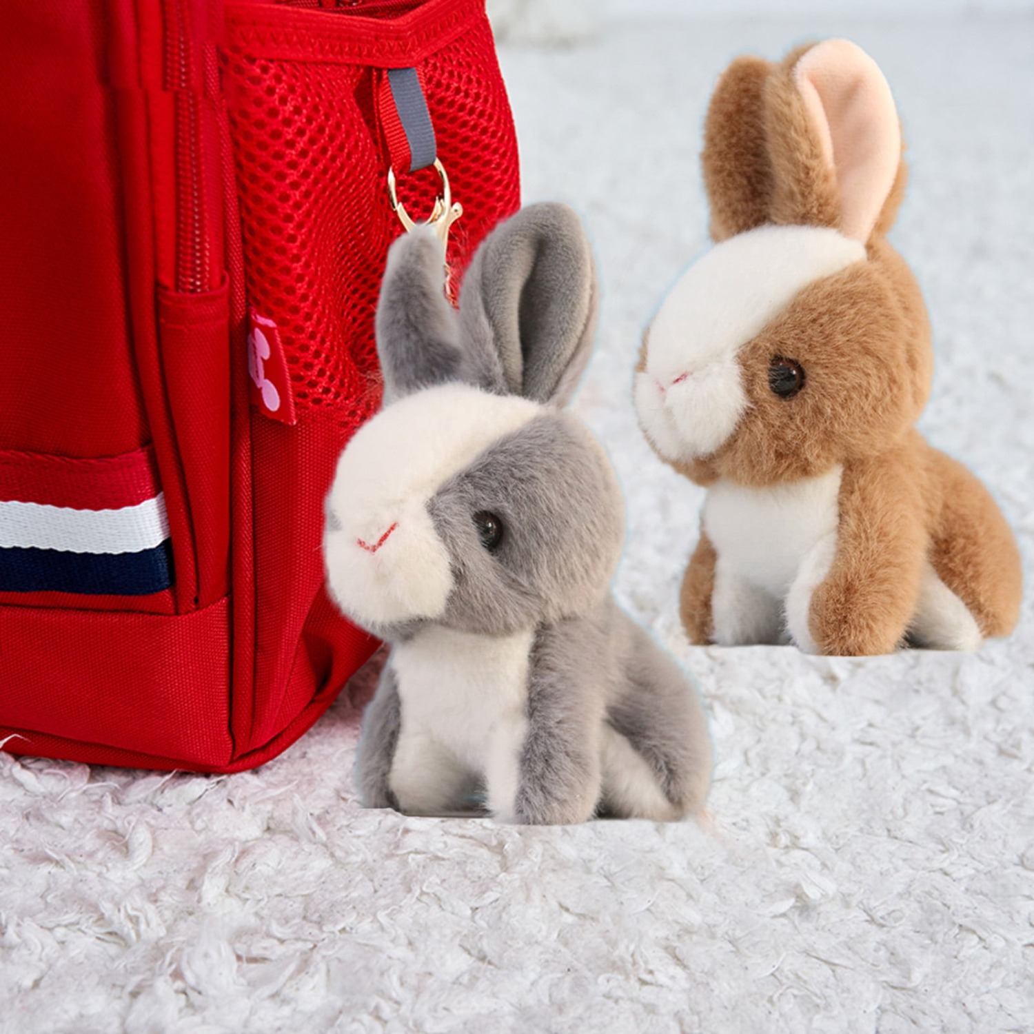 Lovely Animal Doll Plushie, Ultrasoft Bunny Rabbit Toy for Girls and Babies