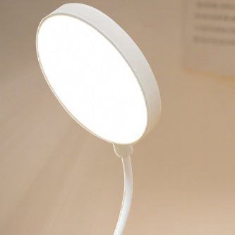 Night Light USB Rechargeable Table Lamp with Clip, Indoor Eye Protection for Night Reading, Dormitory Bedroom