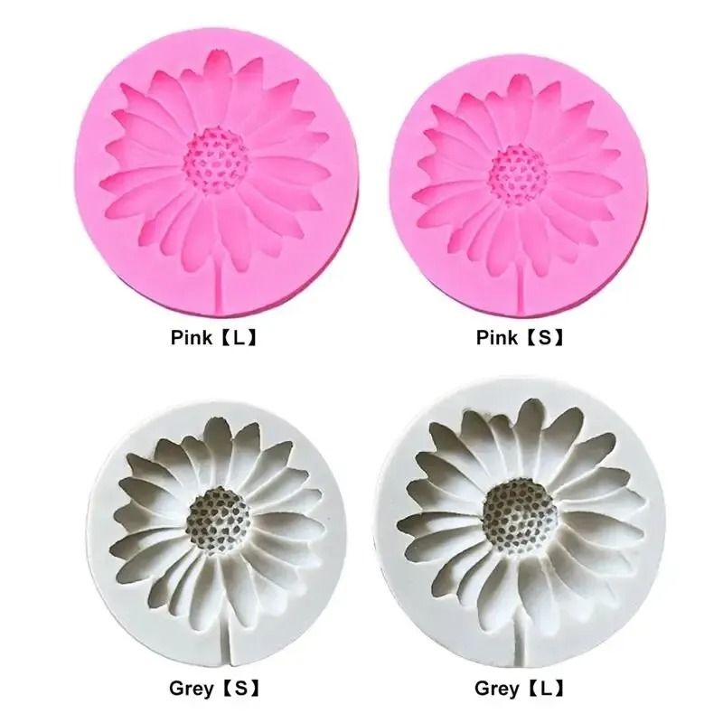 3D Daisy Flower Silicone Baking & Casting Mold