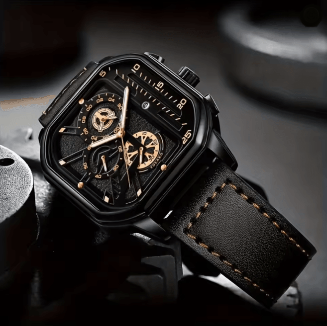 Square Dial Casual Mens Watch