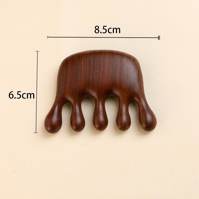 Wooden Massage Comb, Wood Massager, Scalp Head Oil Massager, Scalp Hair Comb