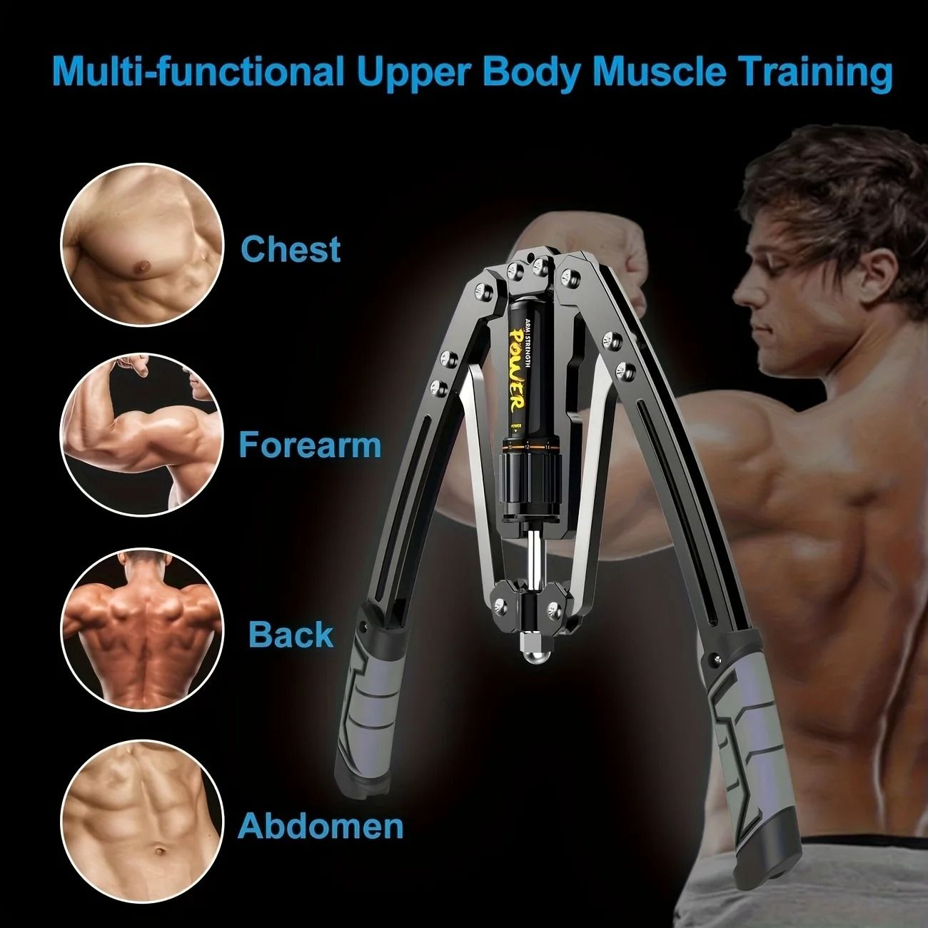 Adjustable Hydraulic Arm Exerciser Strength Trainer