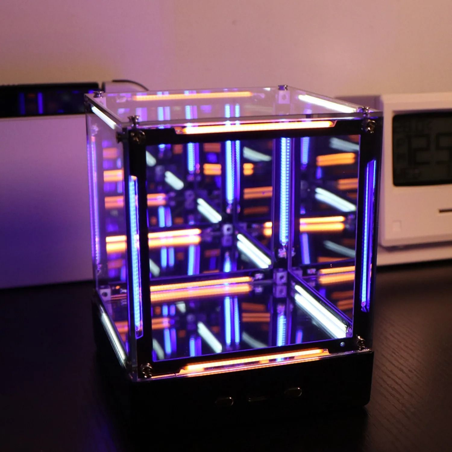 4D Hypercube LED Infinity Cube Lamp for Gamer Room & Desk Display