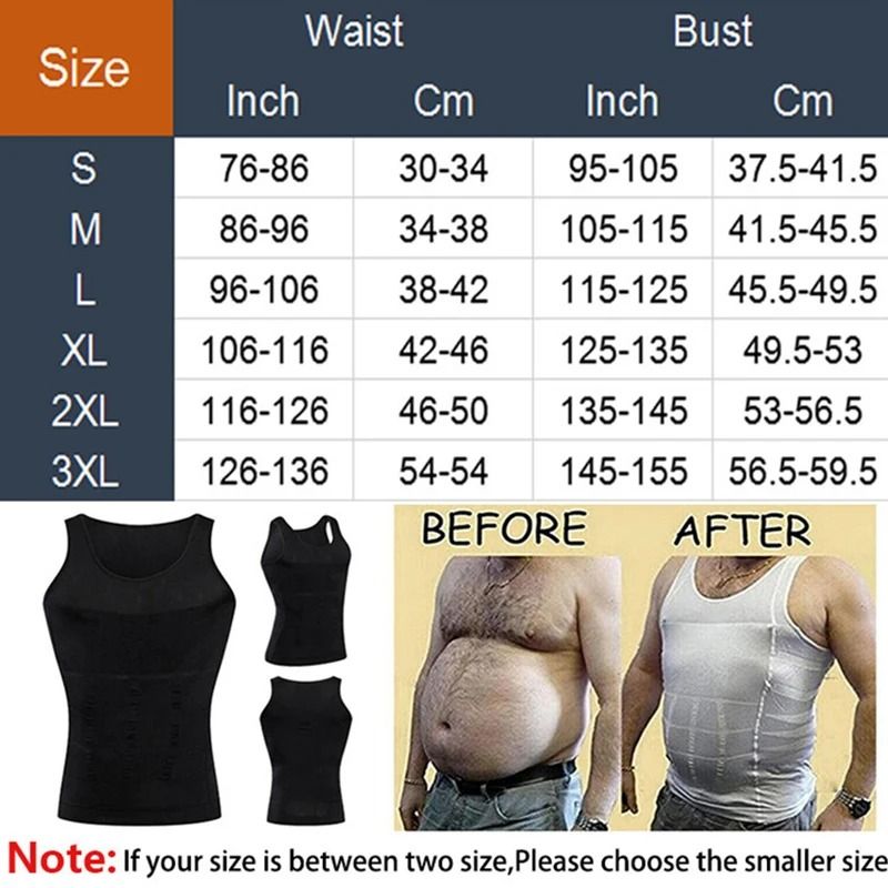 Men Slimming Compression Shapewear Vest