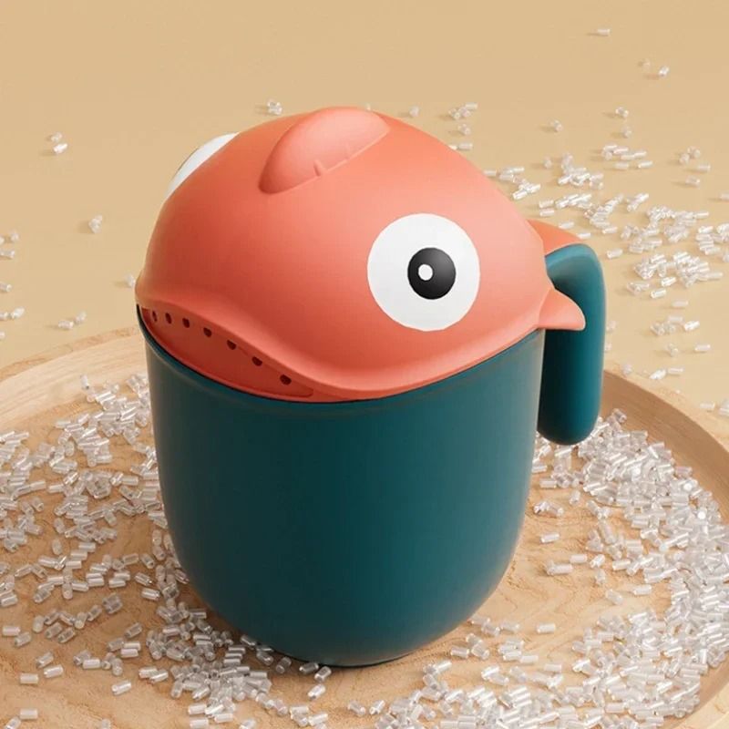 Pediatric Splash-Proof Cartoon Shampoo & Bath Rinse Cup