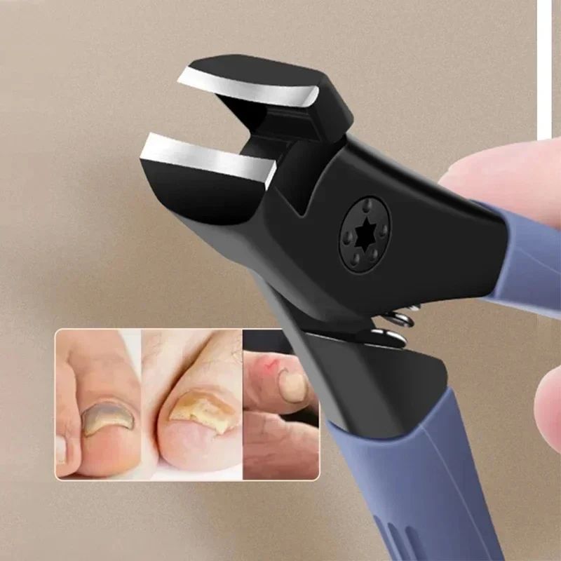 Heavy-Duty Anti-Splash Nail Clippers – Large Thick Toenail Cutter for Hard Nails