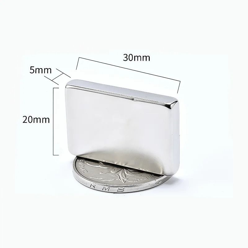 10pcs/lot N52 Square Neodymium Magnets | Ultra-Strong Rare Earth Industrial Magnets
