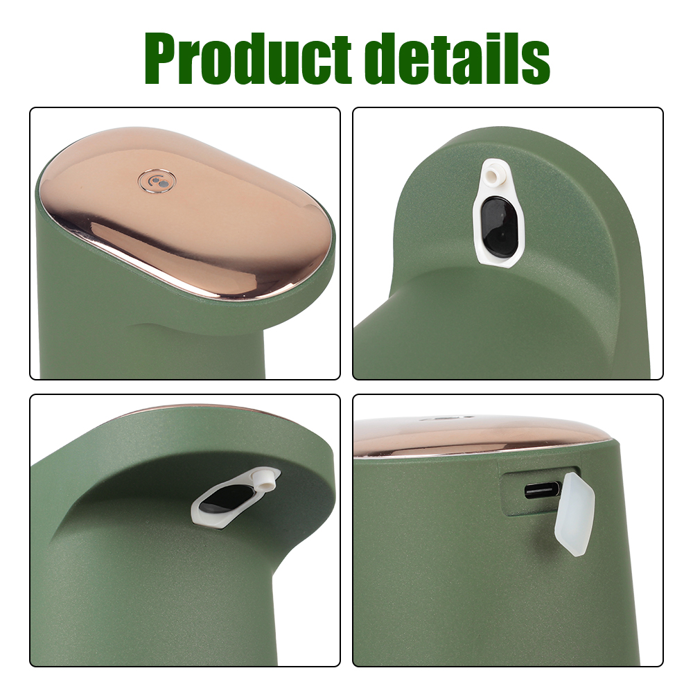 Touchless Automatic Foam Soap Dispenser USB Rechargeable Liquid Hand Washer