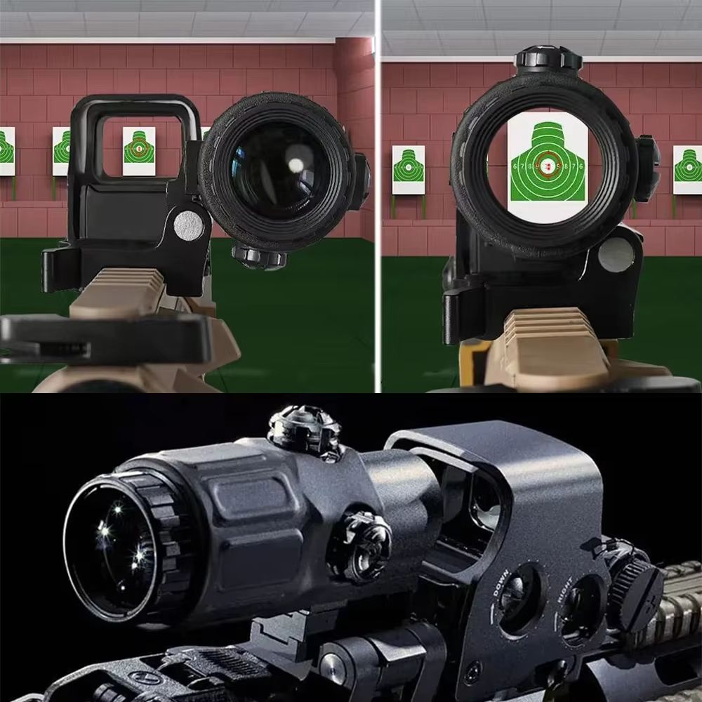 Tactical 558+G43 Holographic Red Dot Sight with 20mm Rail Mount & Quick Detach Lever – Hunting & Airsoft Optic