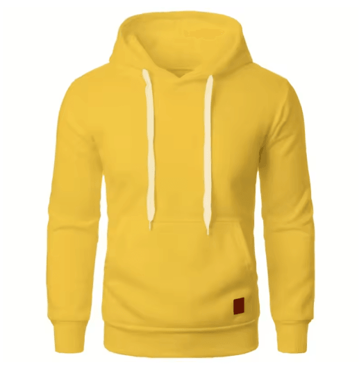 Mens Lightweight Hoodie Casual Pullover Drawstring Hooded Streetwear Sweatshirt