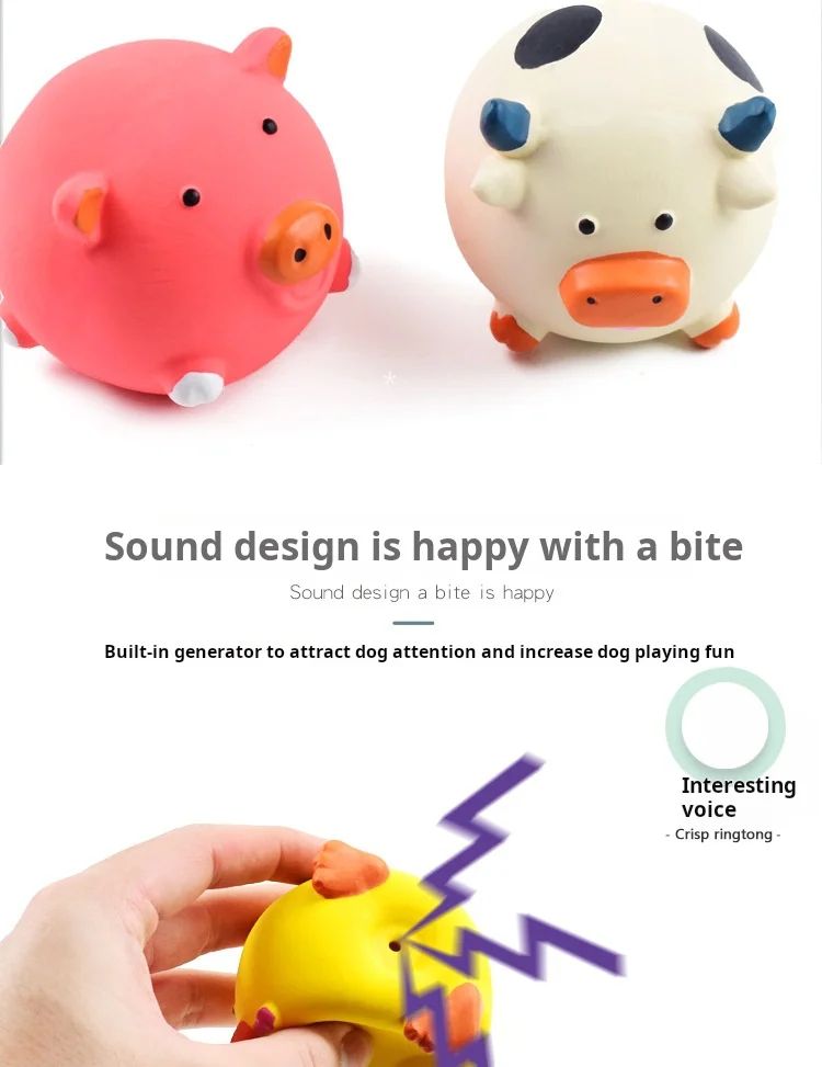 Animal Shaped Squeaky Dog Chew Toys
