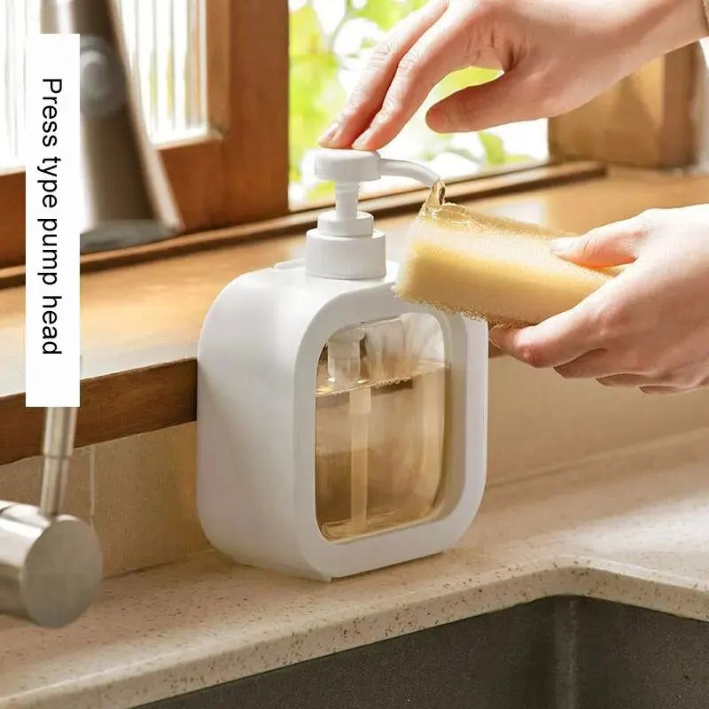 PurePour Large Capacity Detergent Dispenser Bottle – Refillable Laundry & Shower Gel Container