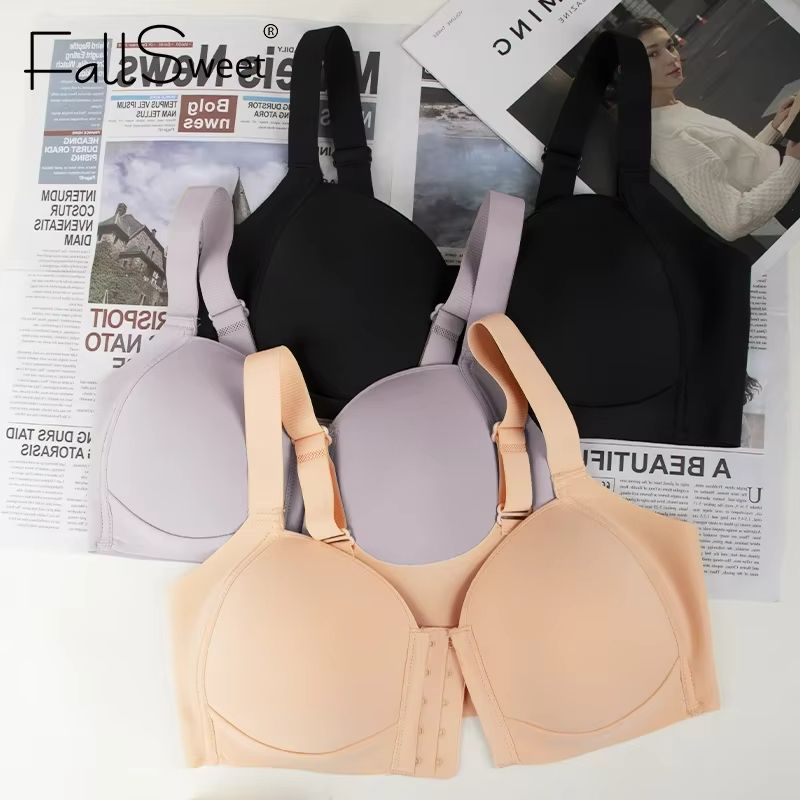 Ultra-Comfort Front Closure Plus Size Wireless Bralette – Seamless, Supportive & Stylish