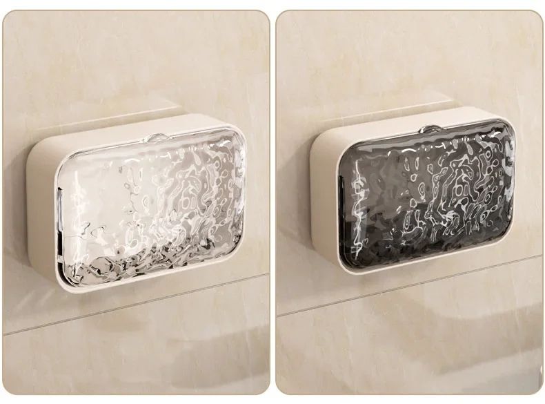 Wall Mounted Double Drain Soap Holder