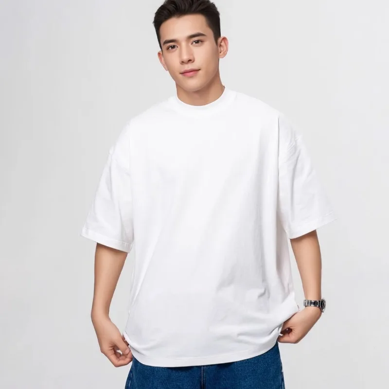 Heavy Weight Men's Cotton T-Shirt – Breathable, Comfortable Wear