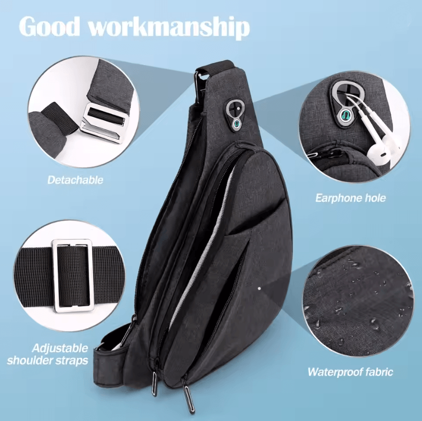 SecureWave AntiTheft Sling Bag