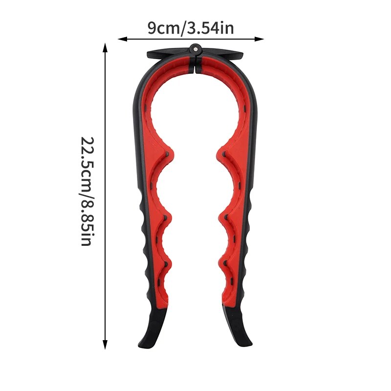 Multi-Function Jar and Bottle Opener with Anti-Slip Grip