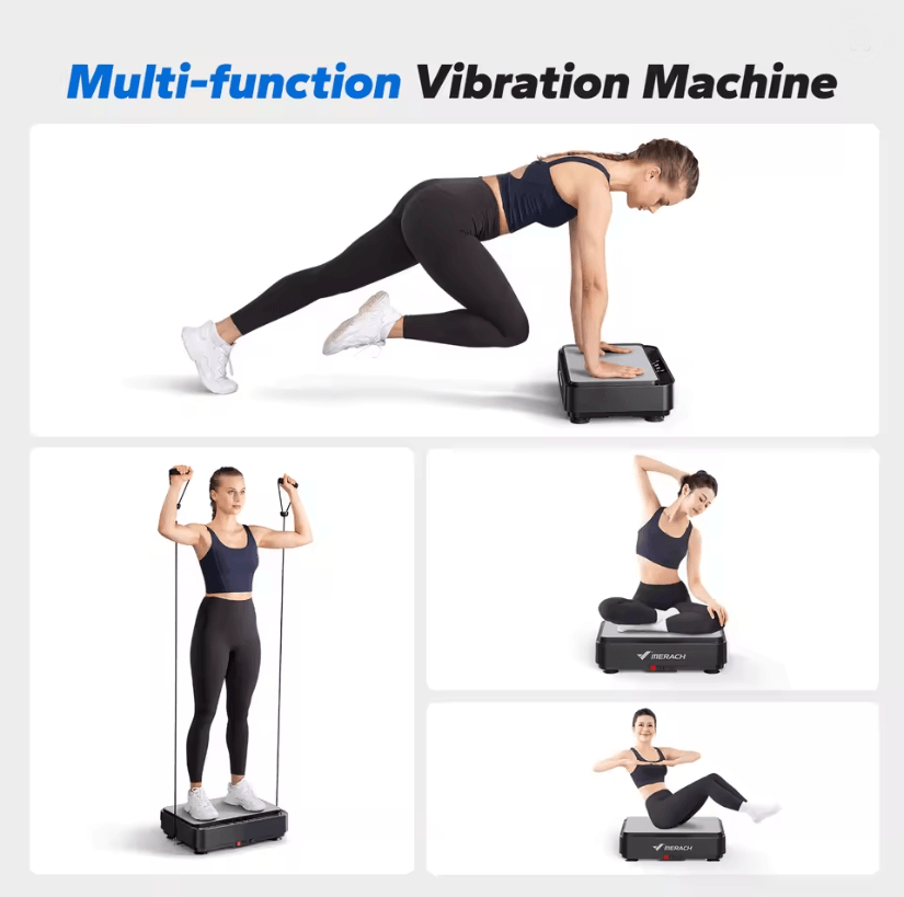 VibeSculpt Lymphatic Drainage Vibration Plate Exercise Machine