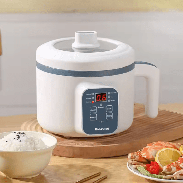 220V Electric Rice Cooker – Multi-Function Multi Cooker Pot with Non-Stick Rice Cooker Pot (Single & Double Layer)