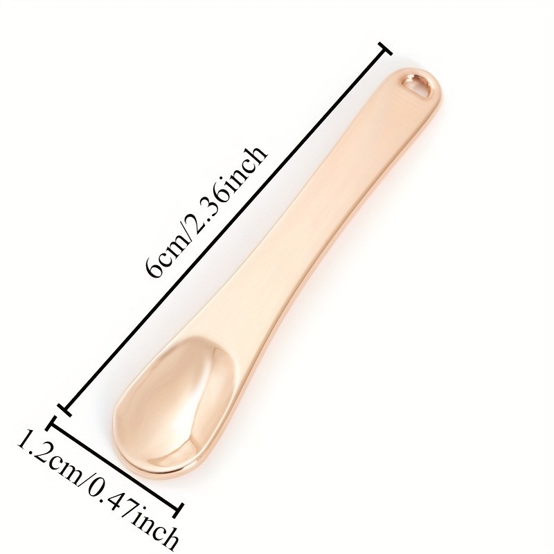 Eye cream spoon, metal dispensing spoon, cream spoon for eye mask cream application, smear spoon for skincare jars