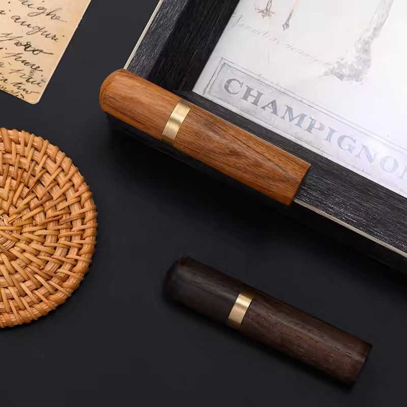 Handmade Wooden Toothpick Holder Capsule Box
