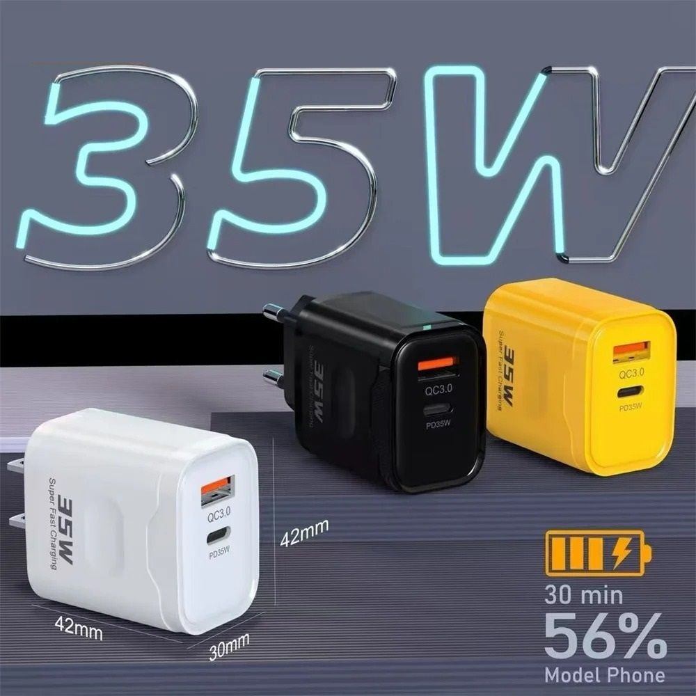 35W Dual Port Power Delivery Wall Charger