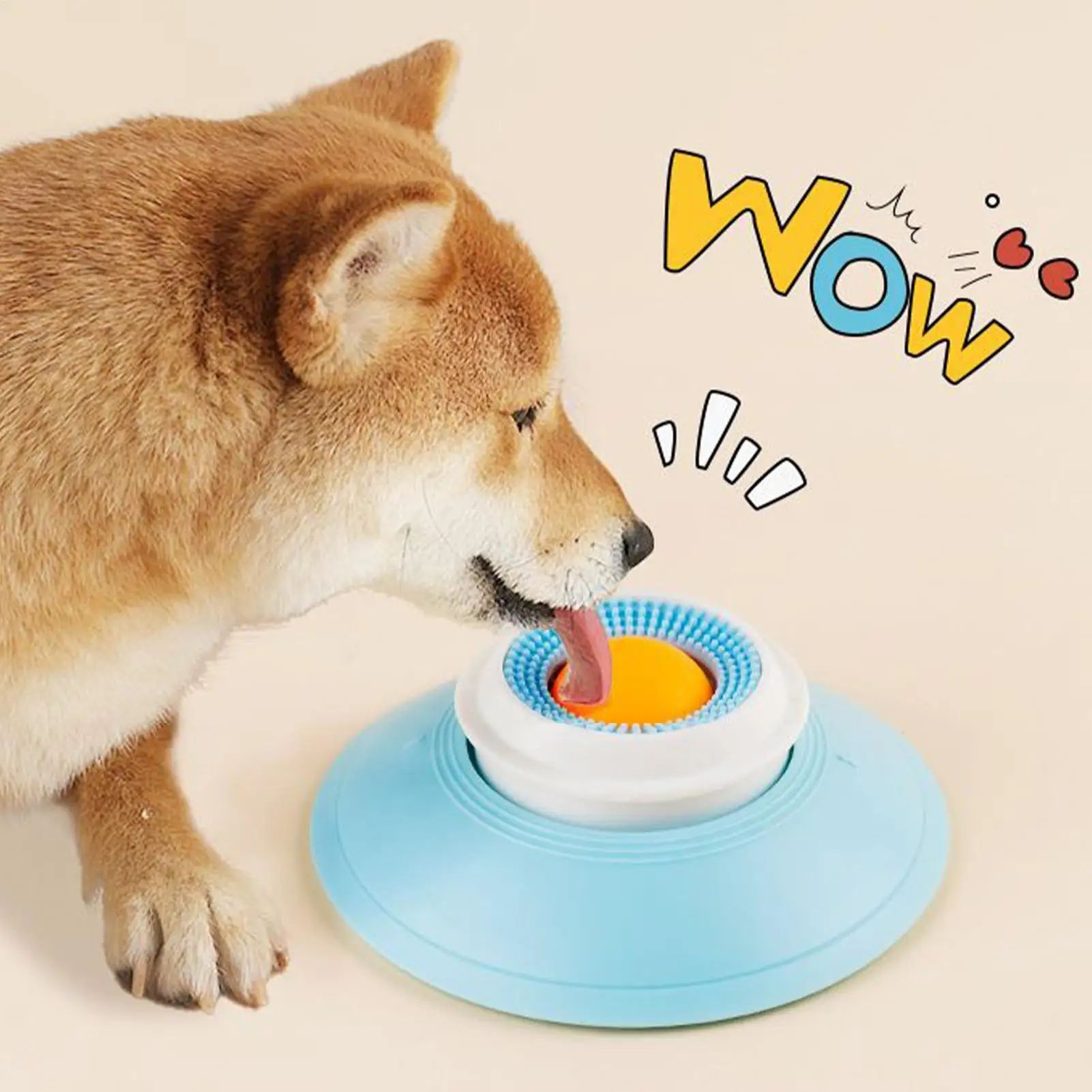 Dog Slow Feeder Lick Bowl