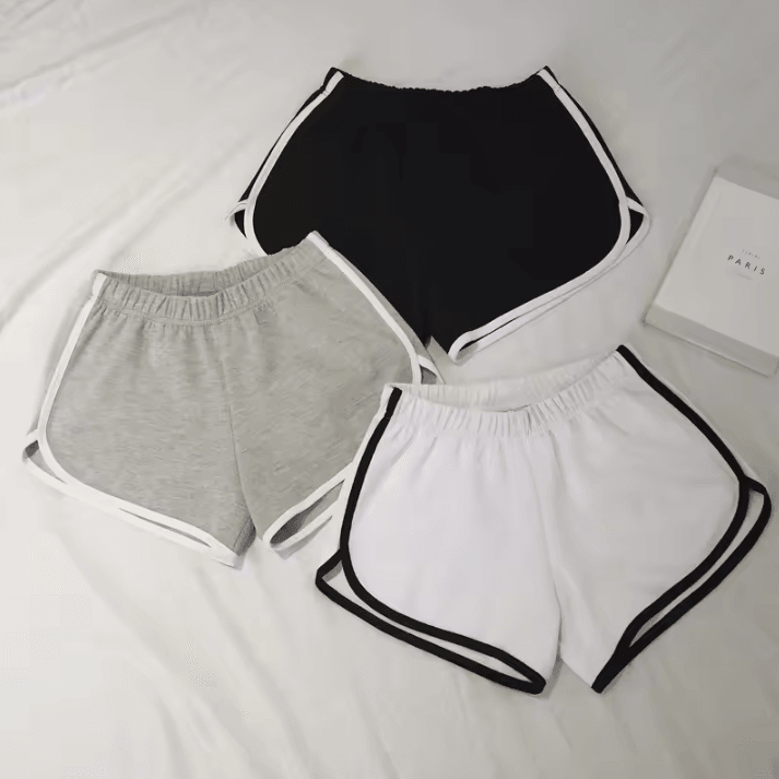 Womens Loose Fit Elastic Running Shorts Quick Dry Fitness & Leisure Summer Activewear