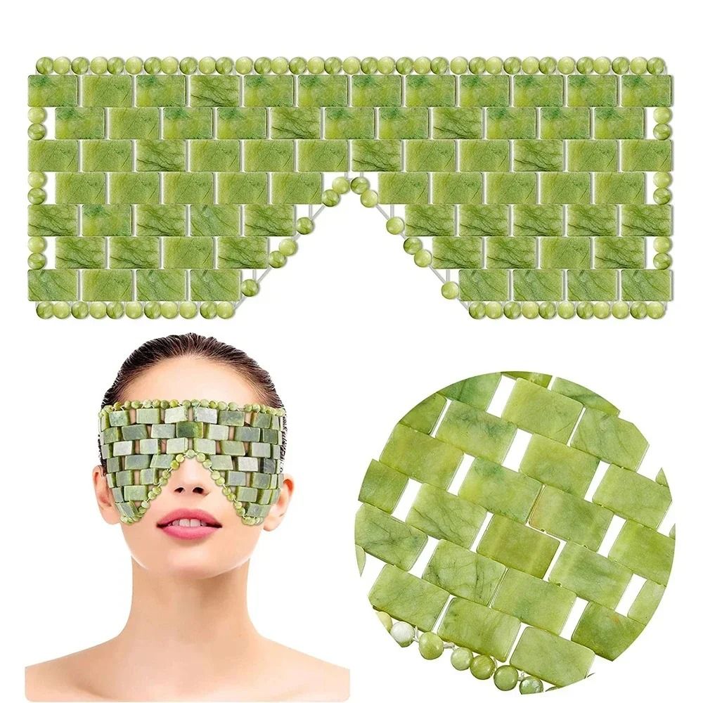 Cooling Jade Eye Mask Sleep Massager