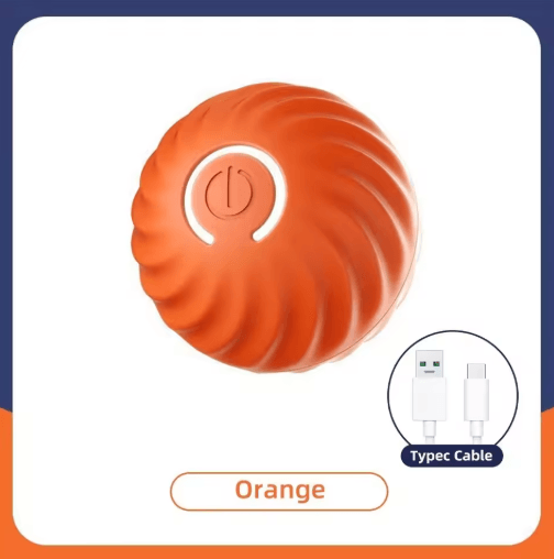 Smart Interactive Dog Toy Ball with Automatic Rolling & RGB Lights