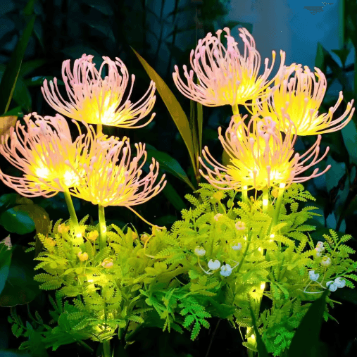 Solar Flower Garden Lights Waterproof Outdoor Lawn & Courtyard Decor