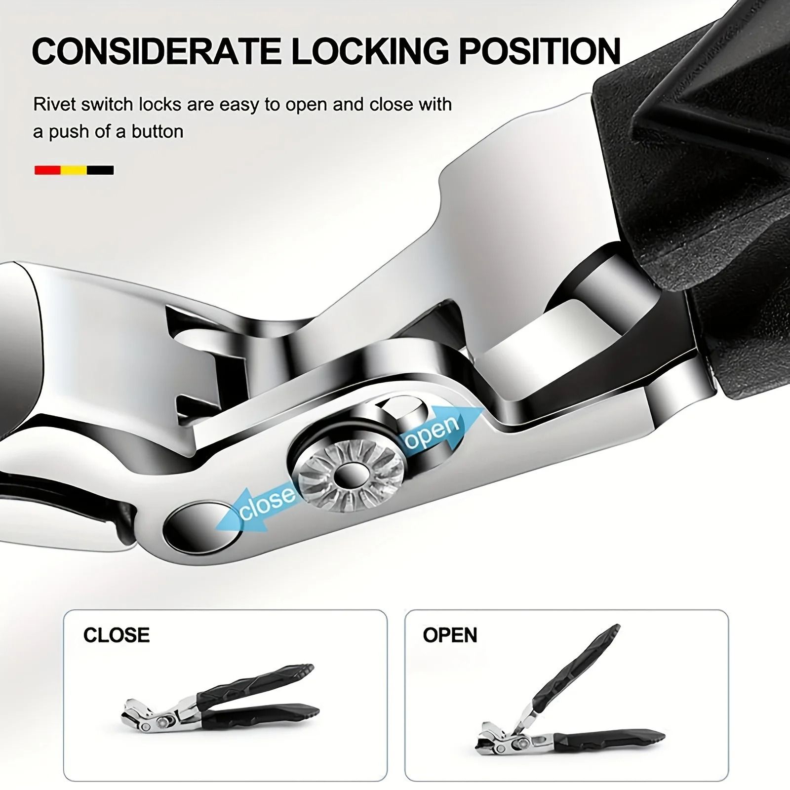 Professional Stainless Steel Toenail Clippers