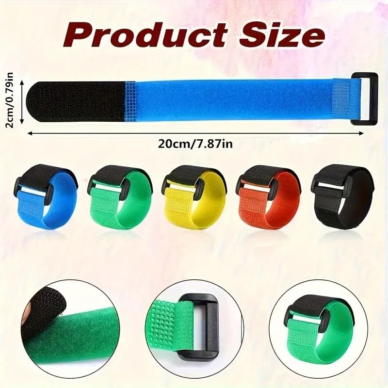 Fishing Pole Secure Lock Strap Adjustable Rod Holder and Protective Wrap Band
