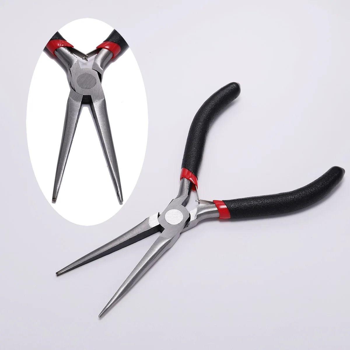 Carbon Hardened Steel Round Nose End Cutting Jewelry Making Pliers Tool