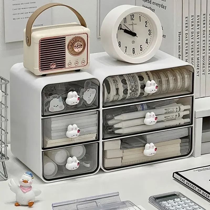 Multi Functional Desktop Drawer Organizer Box with Pen Holder