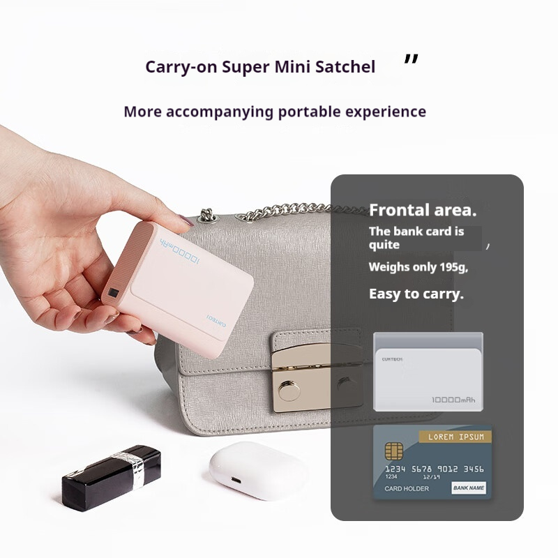 Customized Phone Powerbank, Power Bank Two-way, Fusion Fast Charging, Fast Charging Compatible