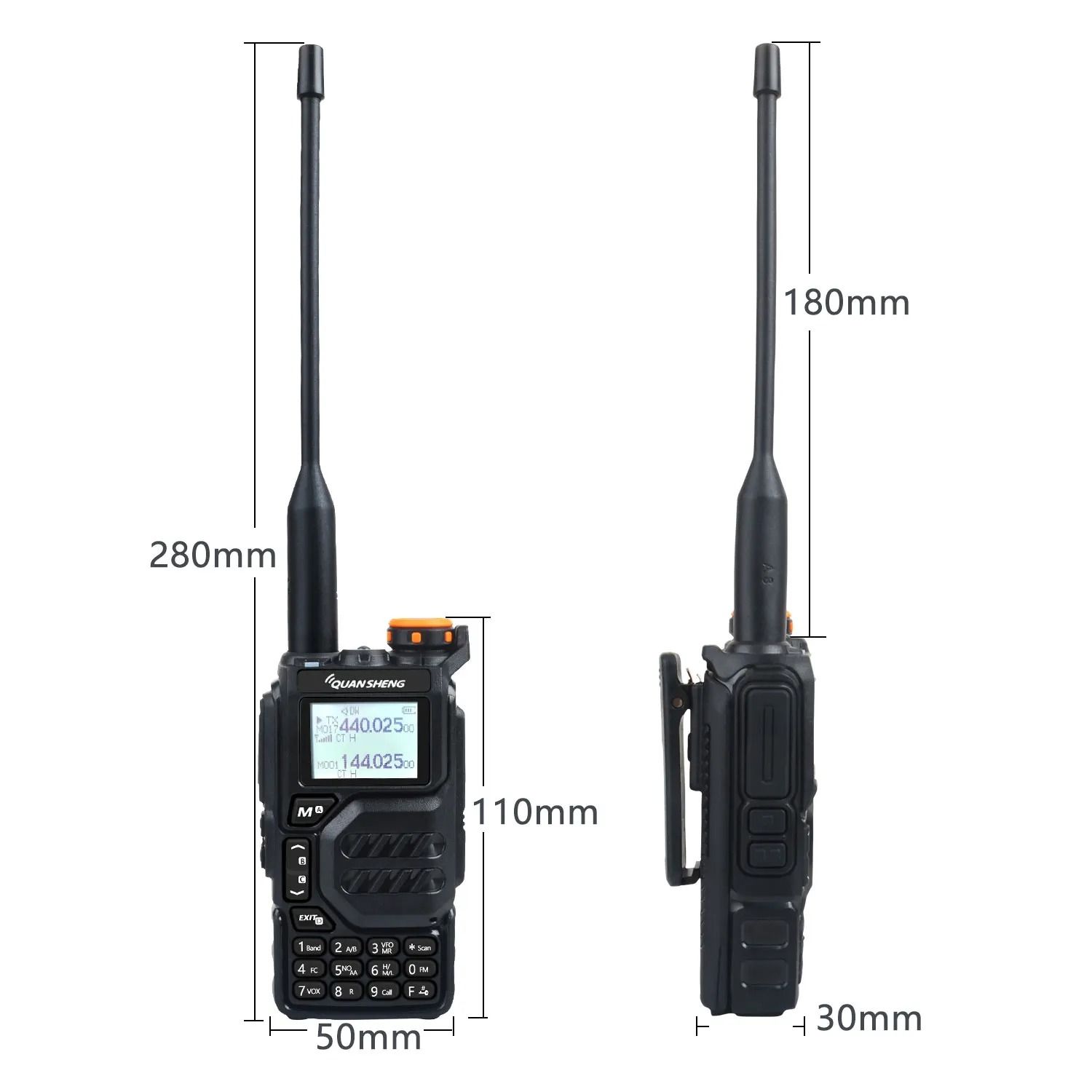Quansheng UV-K5 Multi-Band Walkie Talkie – Professional 5W Two-Way Radio