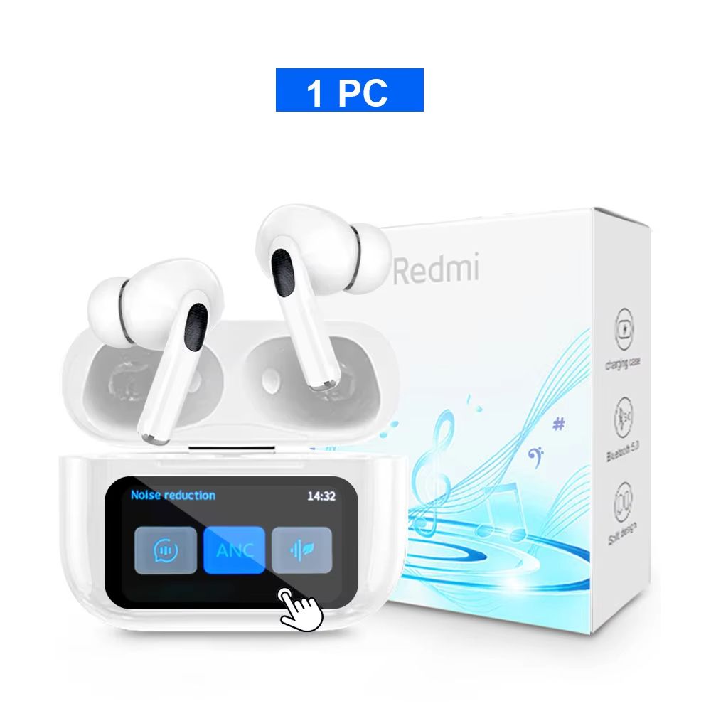 Xiaomi TWS Bluetooth Earbuds – HD Stereo Sound with LCD Touch Charging Case