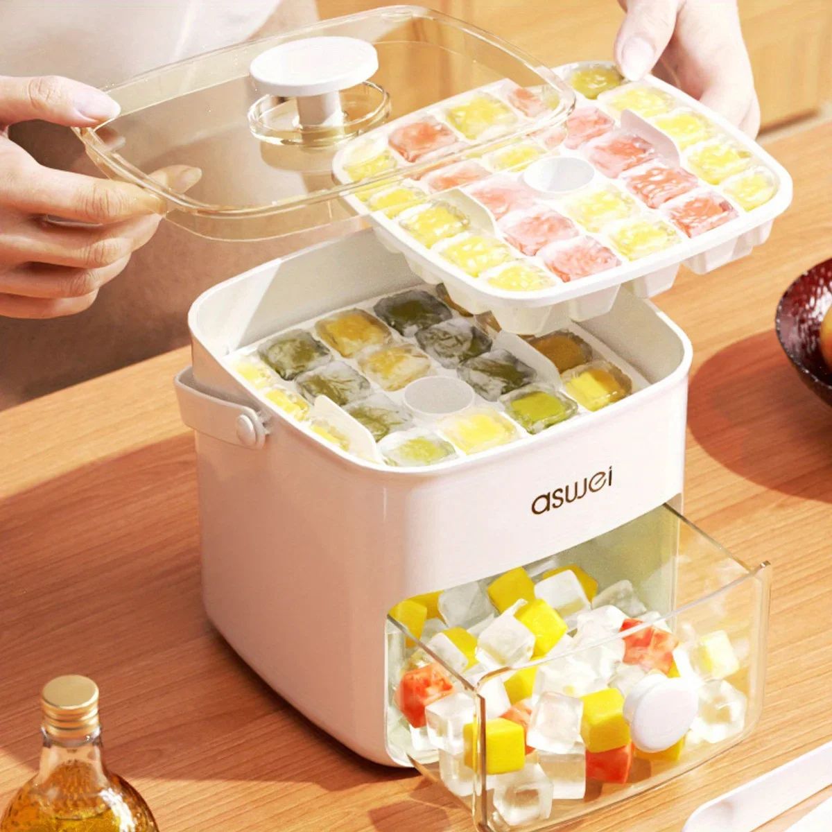 Extra Large Ice Cube Maker Tray 48 Grid