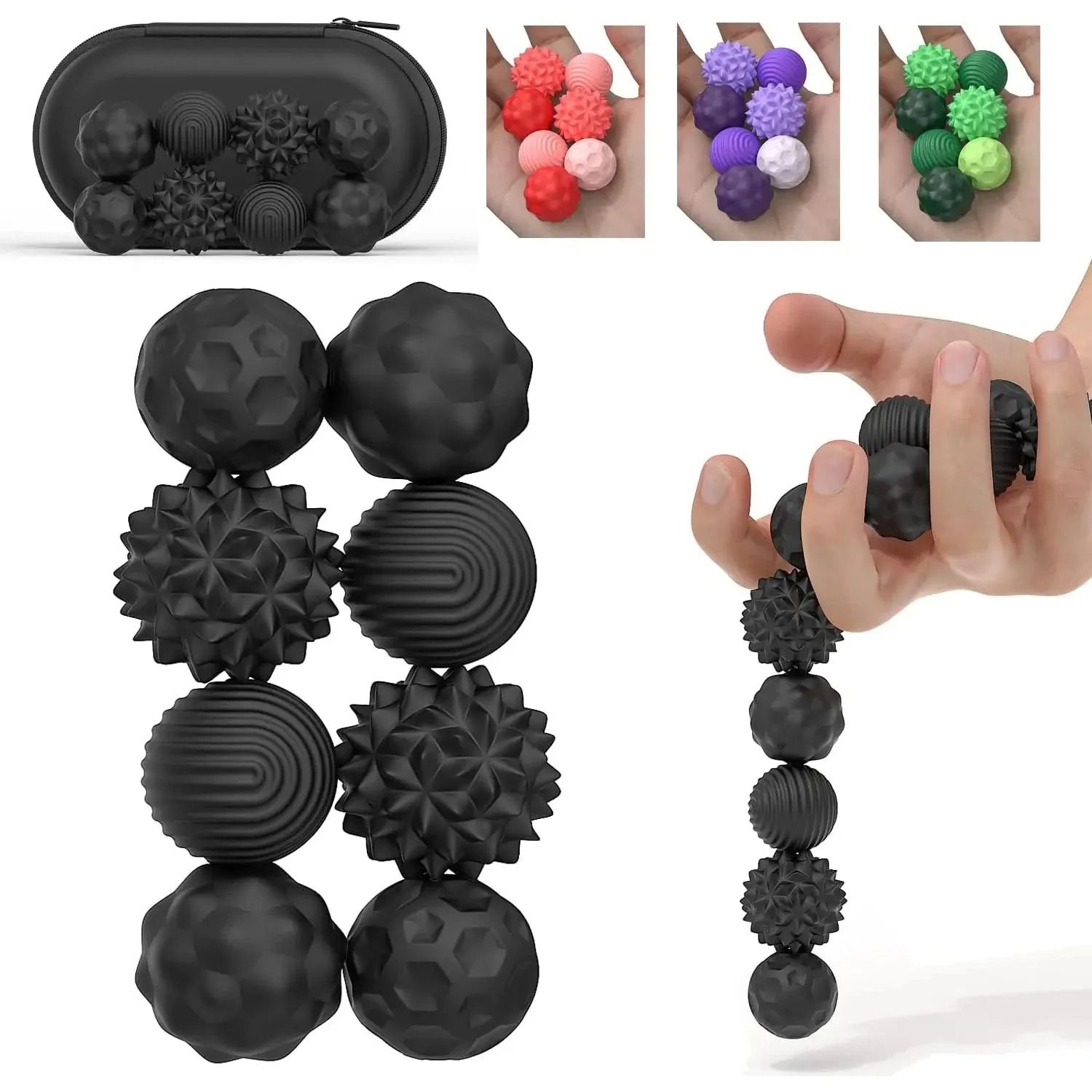 Magnetic Silicone Sensory Stress Spheres