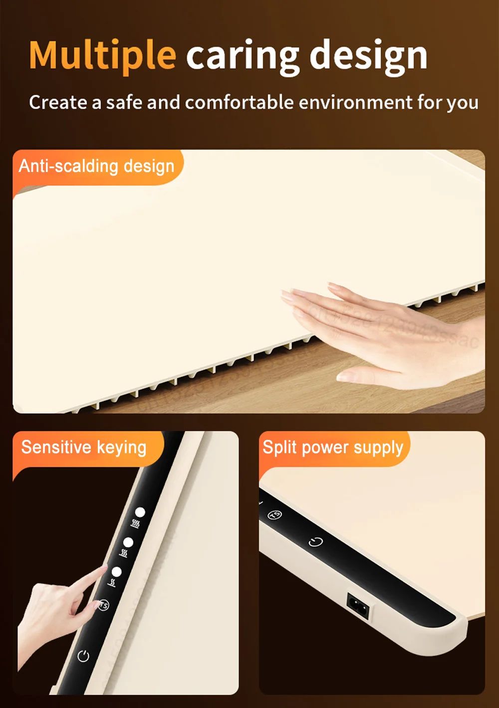 Foldable Electric Food Warming Tray