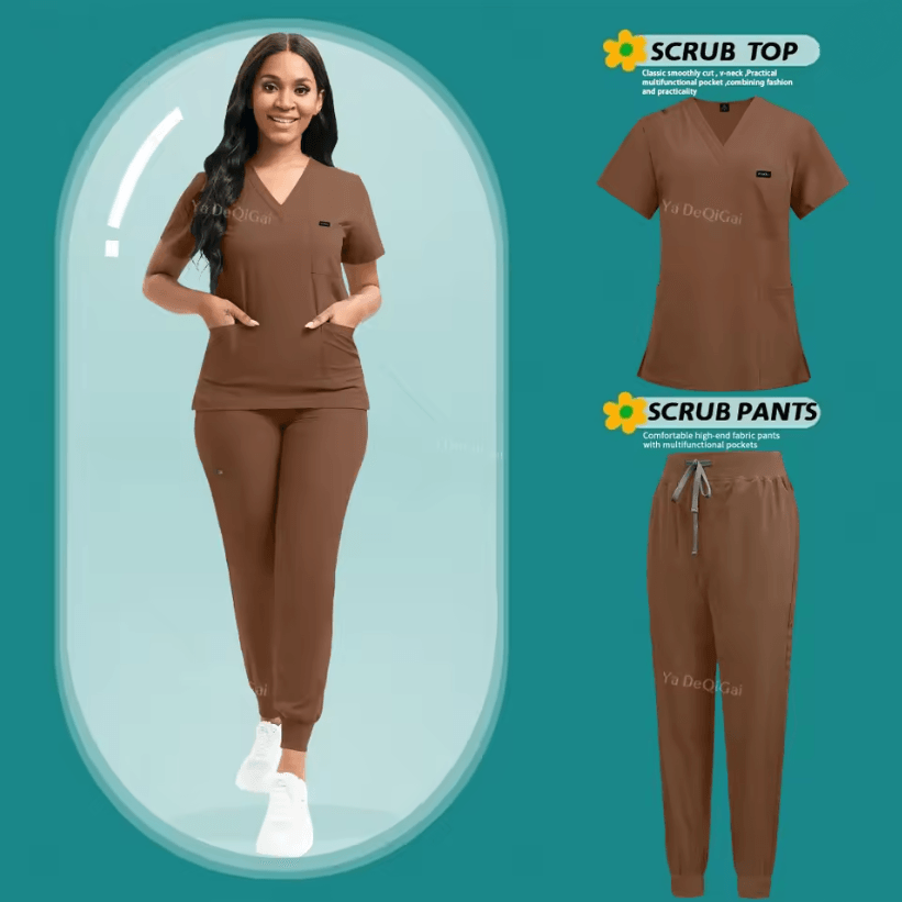 FlexCare Womens Stretch Jogger Scrub Set