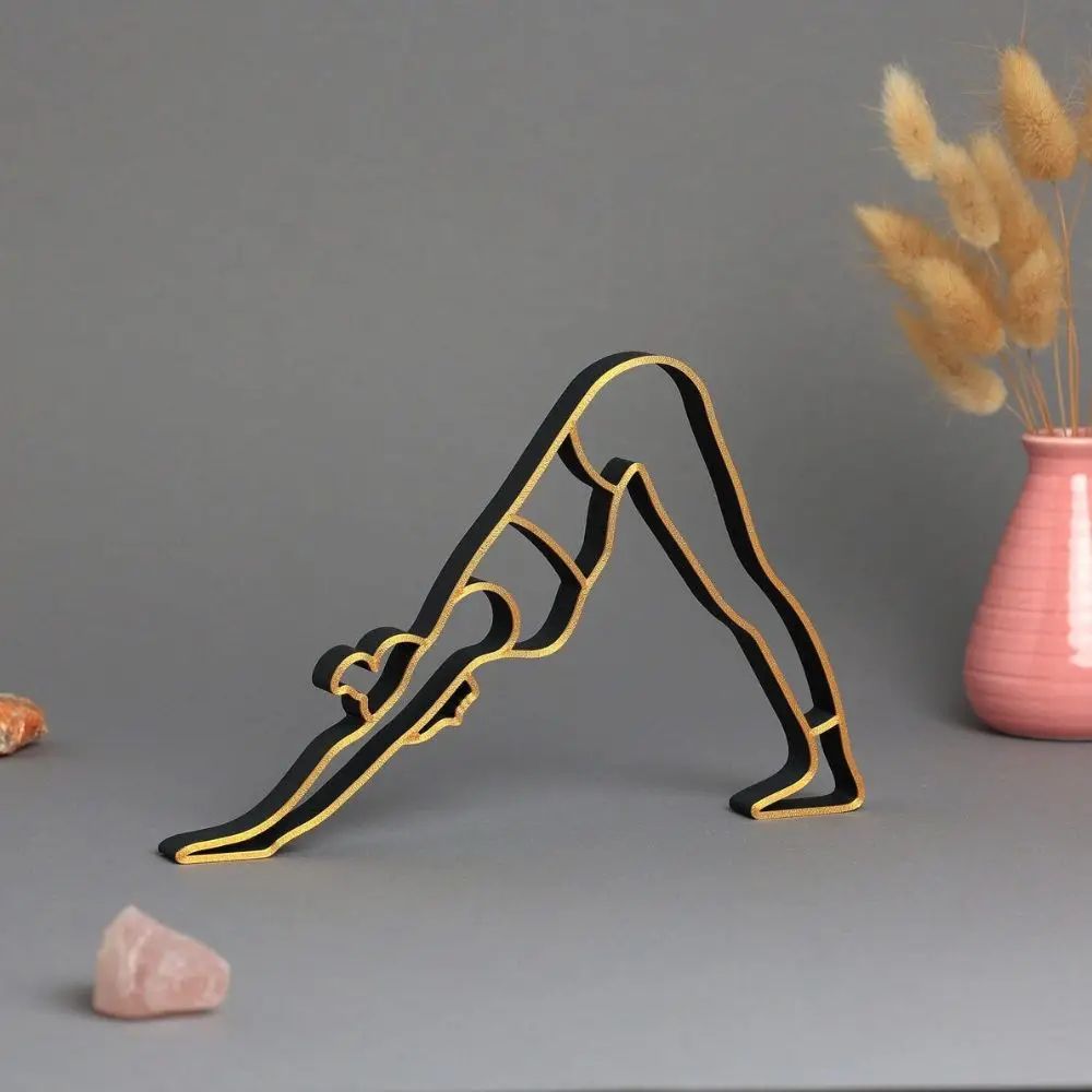 Abstract Yoga Figurine Yoga Lady Statue for Zen Home Decor