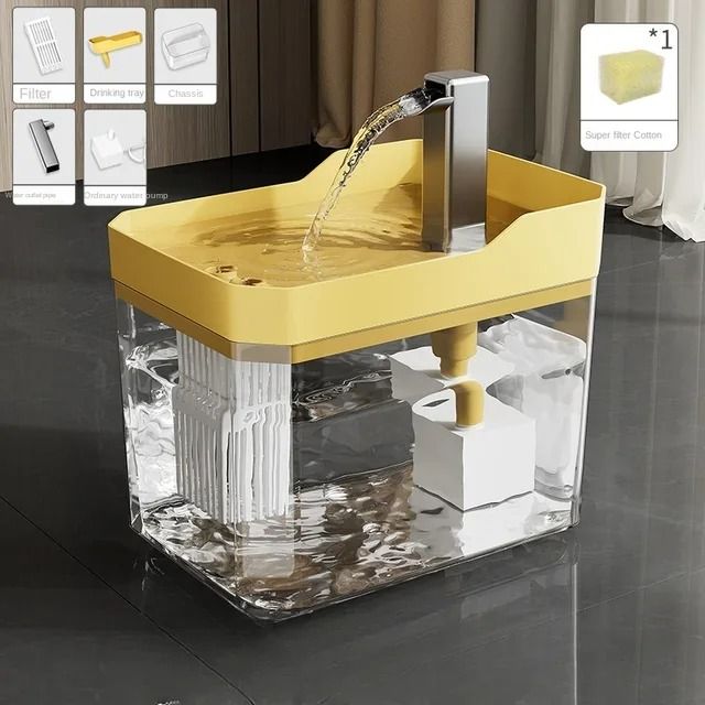 Cat Water Fountain Automatic Pet Water Dispenser USB Cat Drinking Fountain with Filter