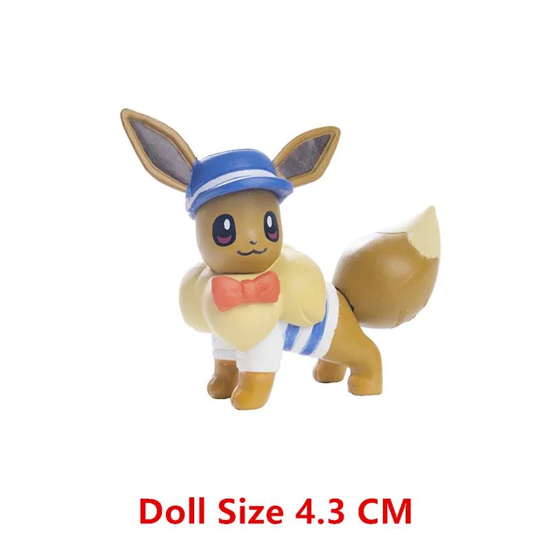 Takara Tomy Pokemon Mini Figures (4–13cm) – Pikachu, Mewtwo & Friends PVC Collectibles