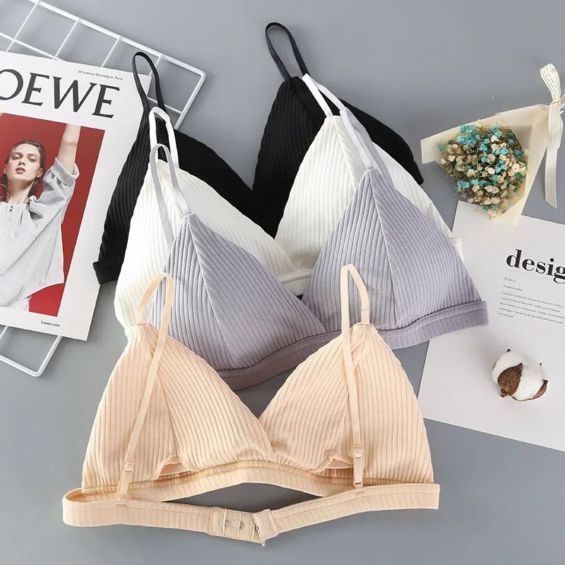 Essential Cotton Seamless Push-Up Bralette